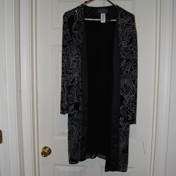 Alex Evenings Jackets & Blazers - Sparkly holiday jacket/cardigan